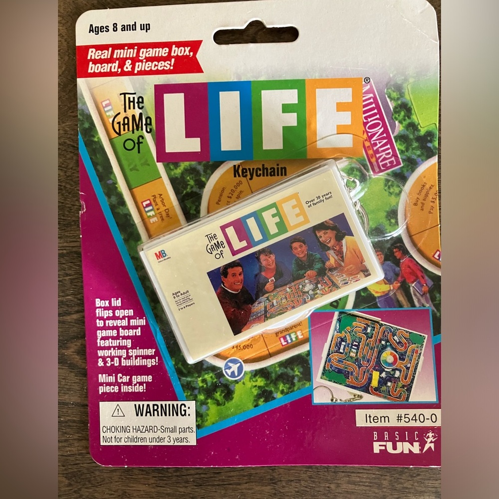 Life Basic Fun Miniature Toy Keychain